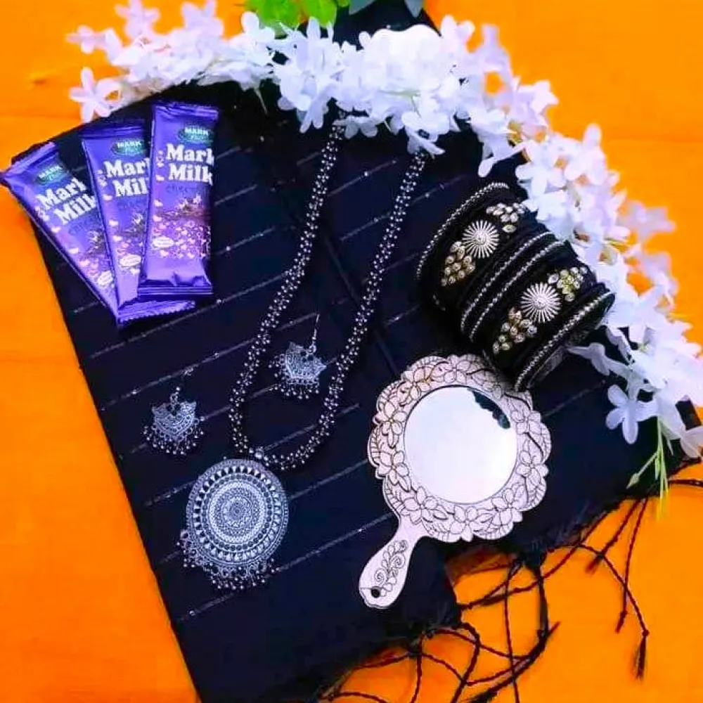 Favorite gift set combo offer saree for women [mah]